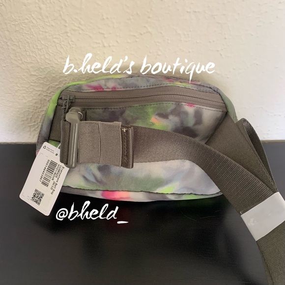 lululemon Everywhere Belt Bag in Hyper Dye Multi/Rover Pink Green (1L) New NWT - Picture 6 of 15